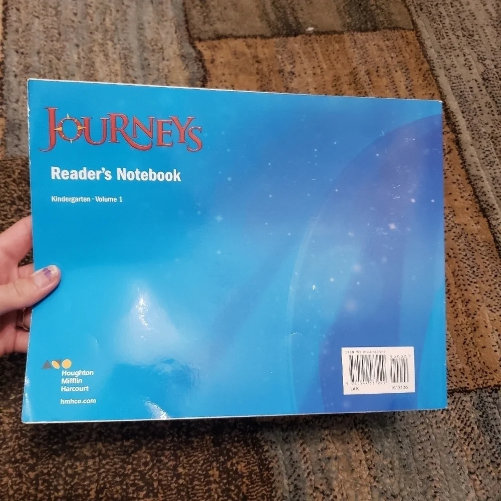 Harcourt journeys readers notebook grade kindergarten volume 1 never used